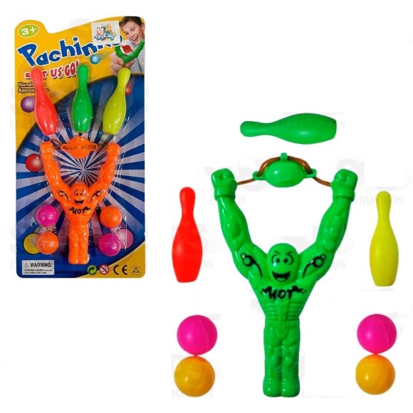 CONJUNTO LANCADOR DE BOLAS DE PLASTICO C/ ACESSORIOS UN. MOHNISH IMPORTS