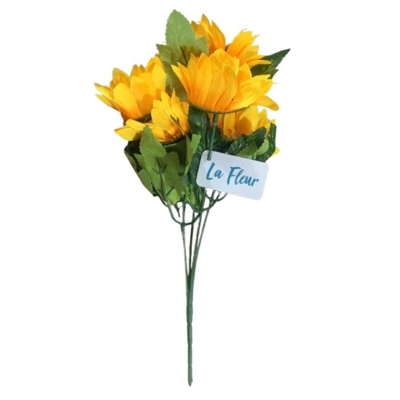 FLOR ARTIFICIAL GIRASSOL X5 UN. MULTIART