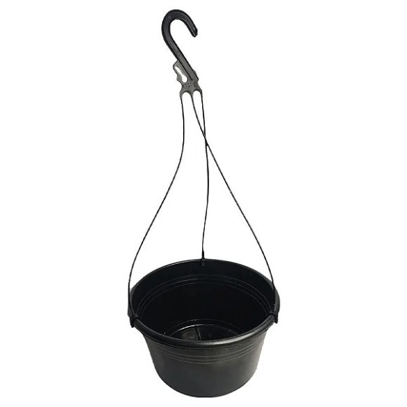 VASO 21 COM GANCHO PRETO 2,5L UN. NOVA AQUILA PLASTICOS