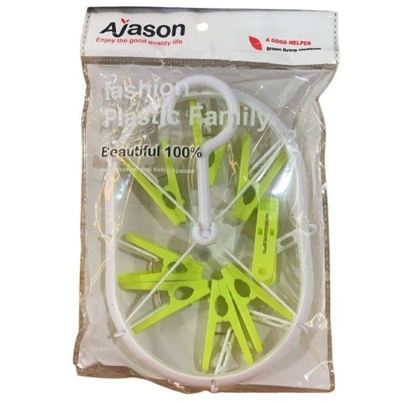 VARAL INTIMO 19X13CM DE PLASTICO CORES SORTIDAS UN. TOP IMPORTADORA