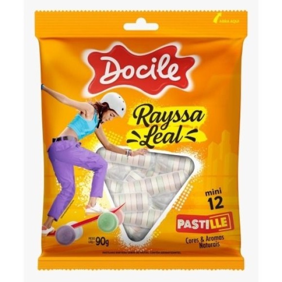 PASTILHA MINI 12 RAYSSA 90G UN. DOCILE