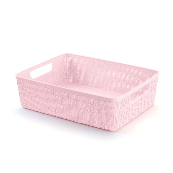 CESTO ORGANIZADOR 4,7LTS ROSA UN.