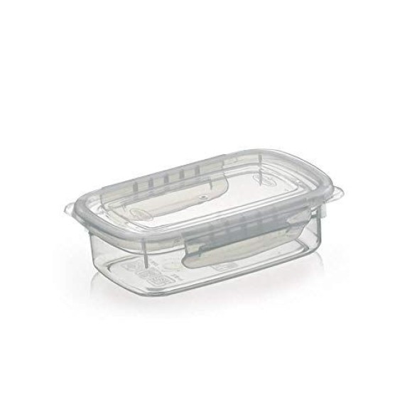 POTE RASO PEQUENO C/TRAVAS 270ML NATURAL UN.