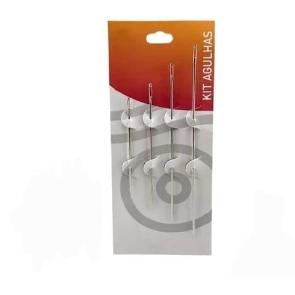 AGULHAS GRANDES KIT C/4PCS UN.
