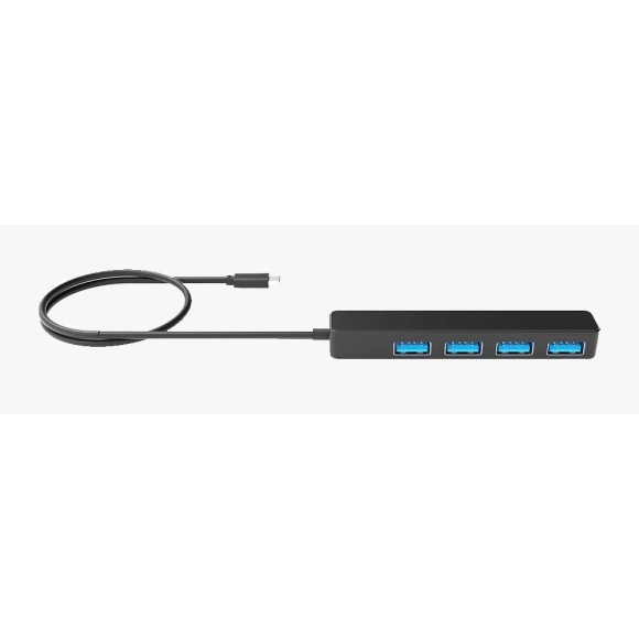 ADAPTADOR EXTENSOR HUB TIPO-C-USB 4 PORTAS USB FEMEA E TIPO C MACHO UN.