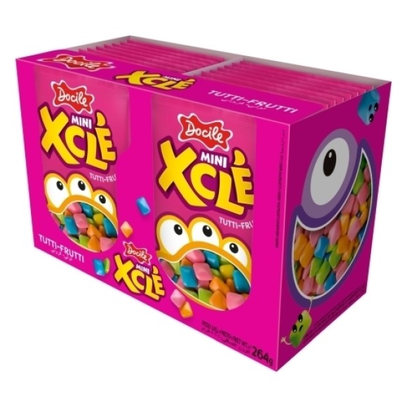 XCLE MINI TUTTI-FRUTTI 264G CX C/24 UN. DOCILE