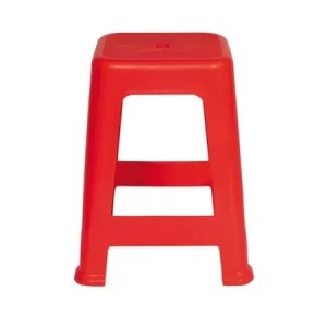 BANQUETA PLASTICO VERMELHA SUP. 120KG UN.