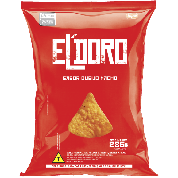 TORTILHA SABOR QUEIJO NACHO ELDORO 55G