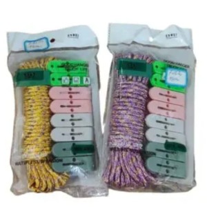 CORDA 10M C/10PCS PRENDEDOR UN. GM GOLD