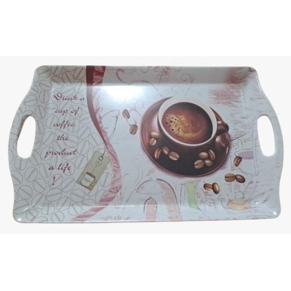 BANDEJA DE PLASTICO 37CM X 22,5CM UN. MADO CONS