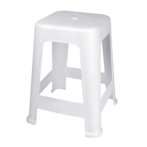 BANQUETA PLASTICO BELA VISTA BRANCA UN.