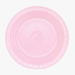 PRATO RASO 15CM PCT C/10PCS ROSA CANDY UN. FORFEST
