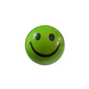 BOLA 6,3CM DE BORRACHA SMILE PET SORTIDO UN. GM GOLD