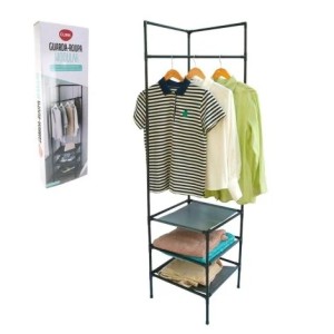 CLOSET GUARDA ROUPA FERRO E TNT 154CMX42CMX42CM UN. CLINK