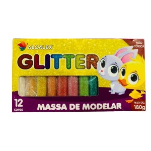 MASSA DE MODELAR C/12 CORES 180G UN.