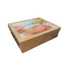 PORTA CHA GRANDE 26X21X7CM UN. CONECTA BRASIL