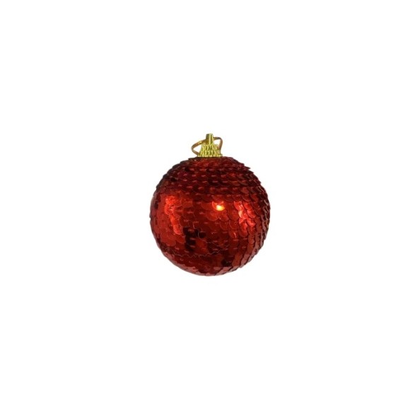 BOLA DECORATIVA 6CM PARA PINHEIRO DE NATAL UN. MULTIART