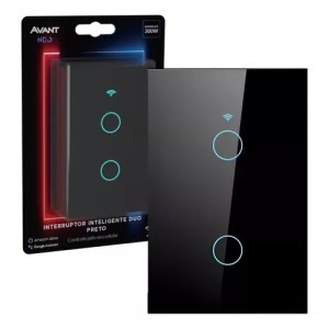 INTERRUPTOR INTELIGENTE PRETO NEO DUO WIFI 300W 291005258 UN. AVANT