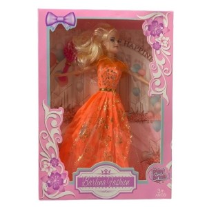 BONECA BARLINA FASHION COM VESTIDO E ACESSORIOS UN. HL IMPORT