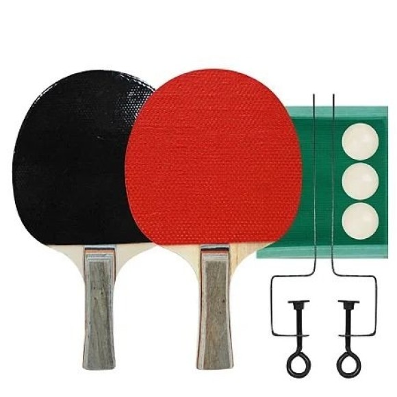 RAQUETE DE TENIS DE MESA C/3 BOLAS E REDE UN. ALIANCA COMERCIO VAREJISTA