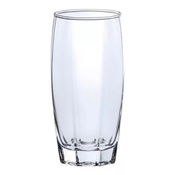 COPO TRANSPARENTE 370ML UN.