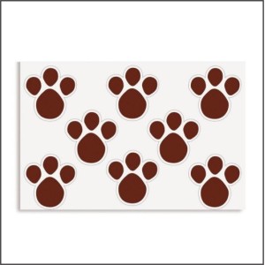 ADESIVO PEGADINHAS COELHO C/8ETIQ