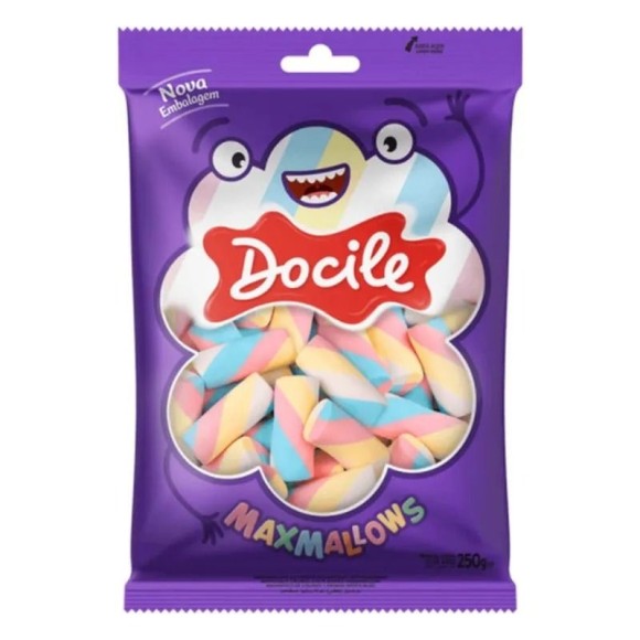 MARSHMALLOW TUBO COLOR BAUNILHA 250G UN.
