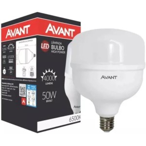LAMPADA LED BULBO 4000 LUMENS 50W BIVOLT 6500K LUZ BRANCA UN.