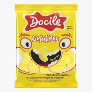 BALA GELATINES MINI BANANAS 15G UN. DOCILE