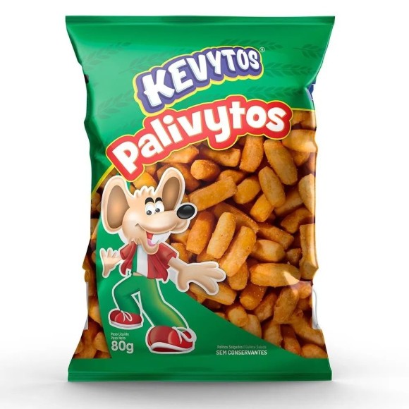 SALGADINHO DE TRIGO PALIVYTOS 80G UN. KEVYTOS