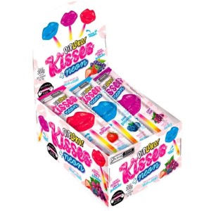 PIRULITO DIPLOKO NEON KISSES CX C/30 UNDS 300G SABOR FRUTAS SORTIDAS