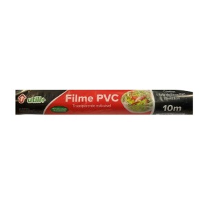 ROLO DE PAPEL FILME PVC 10MX28CM UN.