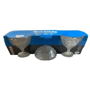 TACA DE SORVETE 180ML MARBELLA CONJ C/3PCS UN.