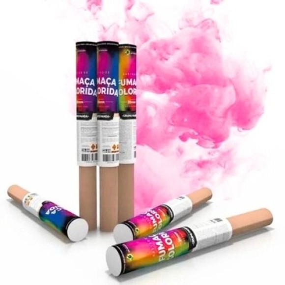 BASTÃO DE FUMAÇA 20MM CORES SORTIDAS UN.