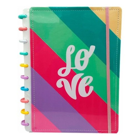 CADERNO INTELIGENTE FRASES 87 FOLHAS 26X20CM UN.