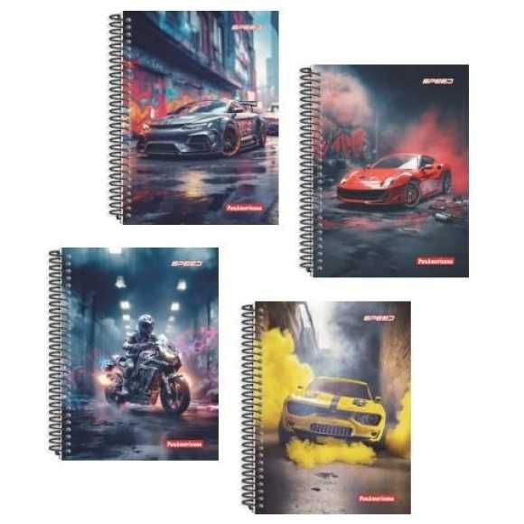 CADERNO UNIVERSITARIO 160FLS CD SPEED 10X1 UN.