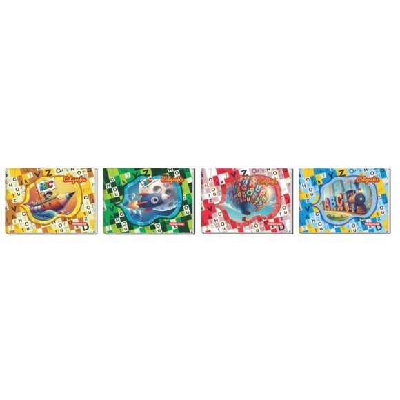 CADERNO CALIGRAFIA 48FLS ¼ CD COSTURADO