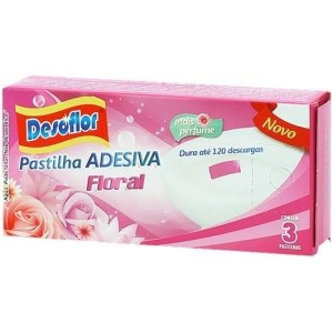 PASTILHA ADESIVA FLORAL C/ 3PCS UN. DESOFLOR