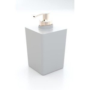 PORTA SABONETE LIQUIDO INFINITY BRANCO 7,5X14,5CM UTILITY