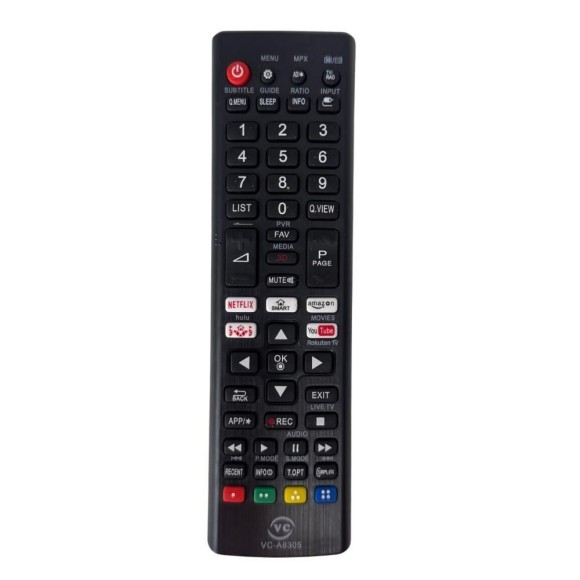CONTROLE REMOTO UNIVERSAL LCD LG E SAMSUNG UN.
