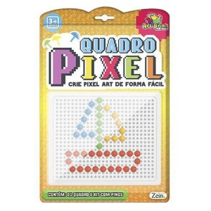 QUADRO PIXEL ENCAIXE P/DESENHO 16X14CM UN.