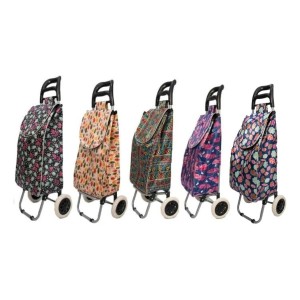 Carrinho De Feira Dobrável Com Rodas - Carrinho De Mão - Diversas Cores