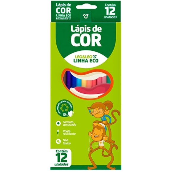 LAPIS DE COR ECO C/12 CORES