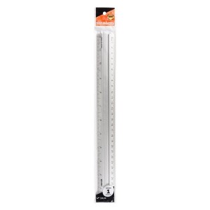 RÉGUA DE ALUMINIO 30CM UNITÁRIA