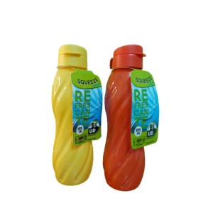 SQUEEZE FLIP TOP COLOR 500ML DE PLÁSTICO