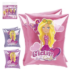 BOIA DE BRAÇO INFLAVEL GLAM GIRLS 20X14CM