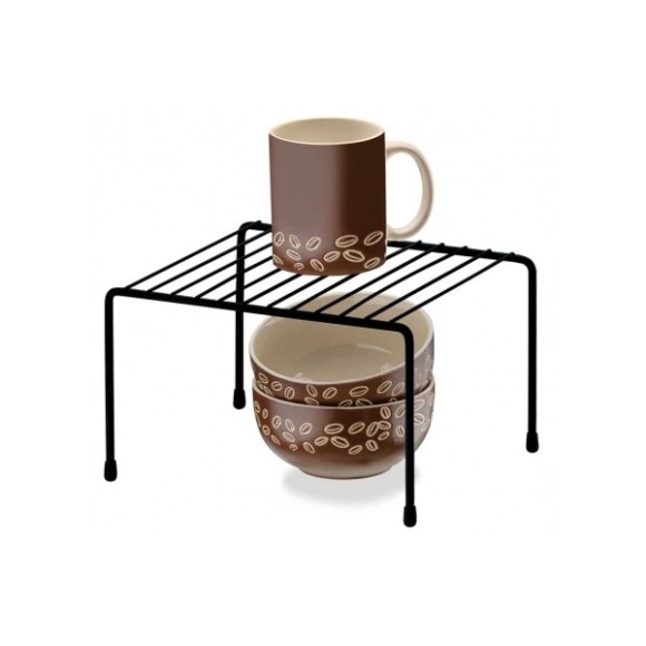ORGANIZADOR ARMARIO COZINHA 15X30X27CM PRETO UN.