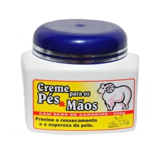 CREME PARA PÉS E MÃOS C/ SEBO DE CARNEIRO 240G