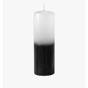 VELA N 7 BRANCA-PRETA 255G UN. VELAS MAX