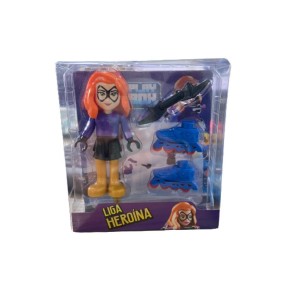 BONECA MONTA E DESMONTA LIGA DA HEROINA PLAY BOX UN. WELLMIX